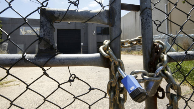 The EPA has locked down the seven warehouses full of drums of chemical waste. 