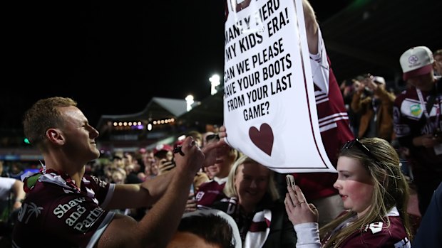 Daly Cherry-Evans left the Sea Eagles at the end of the season after he fell out with the club’s management.