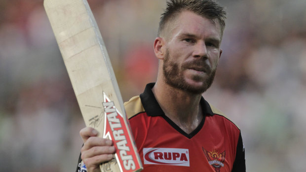 Second chance: David Warner returned for his IPL team earlier this month.