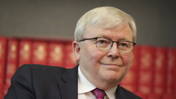 Former prime minister Kevin Rudd says News Corp is a cancer on democracy.