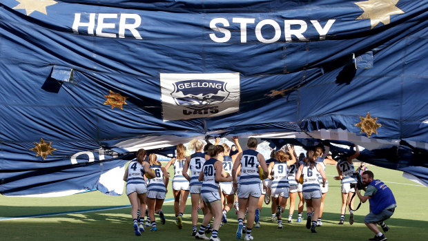 Geelong's women's team.