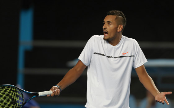 'Black eye for the sport': Kyrgios crashes to a controversial loss to Andreas Seppi at the 2016 Australian Open.