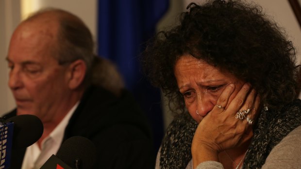 Steve McBride and Lorraine Williams, the parents of Carly McBride, front a public appeal in 2016.