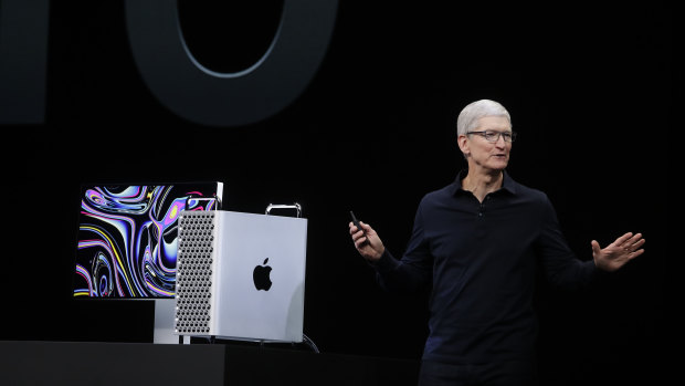 Apple chief Tim Cook has reported better than expected financial results. 
