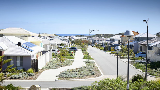 The Green Building Council of Australia has partnered with developers in the past to implement light-coloured roofs like the ones in Lendlease’s Alkimos Beach community in WA.