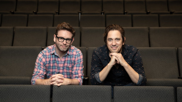 Queensland Theatre’s artistic director Sam Strong and author of Boy Swallows Universe Trent Dalton are eager to see the theatre production come into fruition.