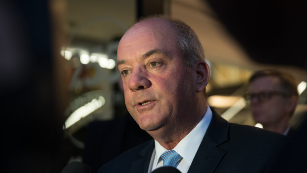 Daryl Maguire leaves the ICAC hearing last week.