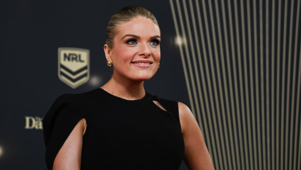 Erin Molan at the 2018 Dally M Awards on Wednesday.