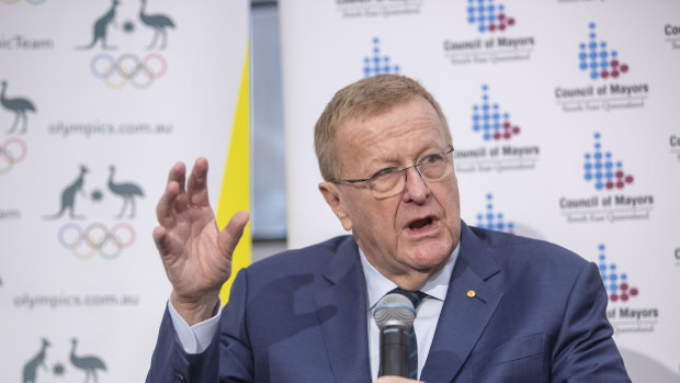 Australian Olympic Committee president John Coates says Queensland needs a new stadium, but it does not need to be 80,000 seats.