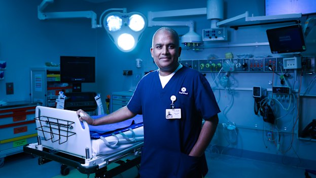 Associate Professor Joseph Mathew was at the forefront of treating Reyes.