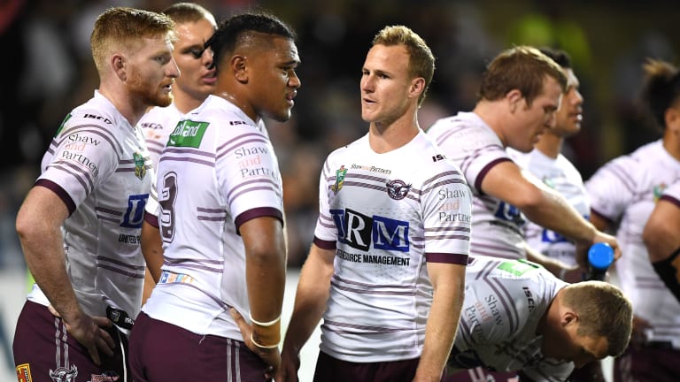Struggling: Manly have existed for over 70 years and have never got the wooden spoon. is 2018 the year?