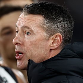 Collingwood coach Craig McRae.