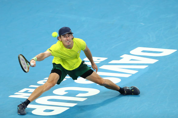 Alex de Minaur is planning more Davis Cup heroics in Spain this week.