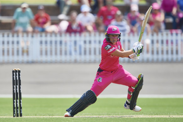 Alyssa Healy top-scored for the Sixers but it wasn't to be for the pink side of Sydney.