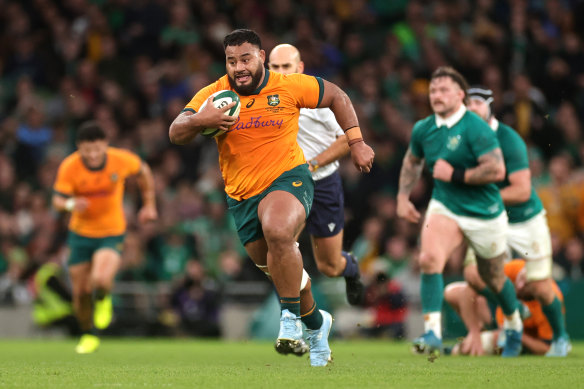 Taniela Tupou is coming off contract in 2025, but is desperate to stay