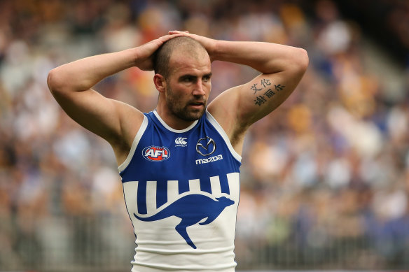 Ben Cunnington has been on light duties at training this week after being concussed in an intra-club hit-out.