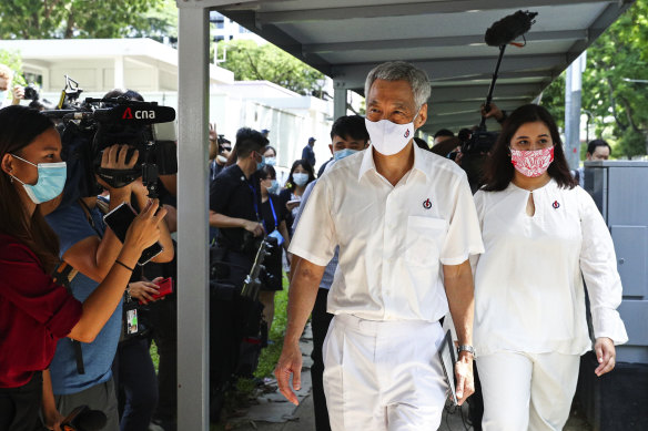 Singaporean Prime Minister Lee Hsien Loong released $95 billion in support measures to the economy mid-pandemic.