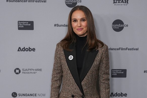 Natalie Portman at the 2026 Sundance Film Festival 