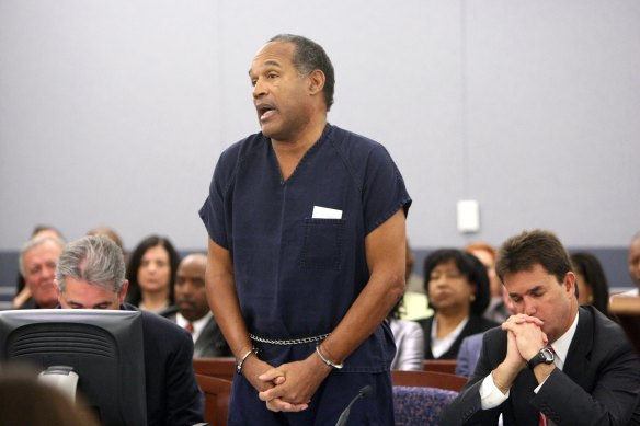 O.J. Simpson was sentenced to at least 15 years in prison for a hotel armed robbery in 2008.