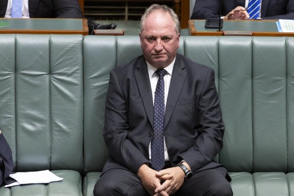 Barnaby Joyce hasn’t had the best time of late in Braddon.