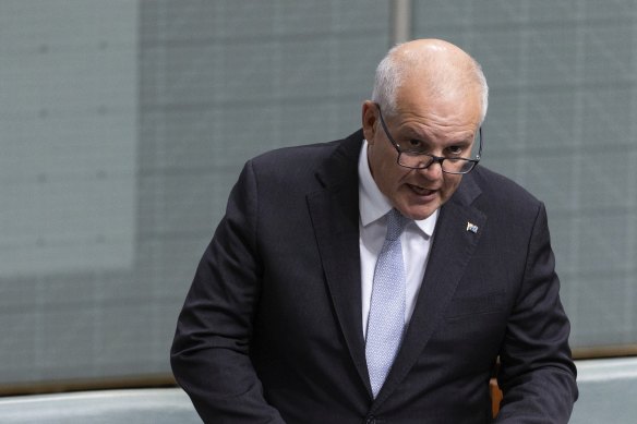 Former prime minister Scott Morrison rejected the specific findings made against him by the robo-debt royal commission.