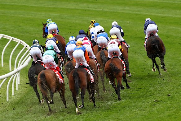 Buckhurst faded at the Cox Plate. 