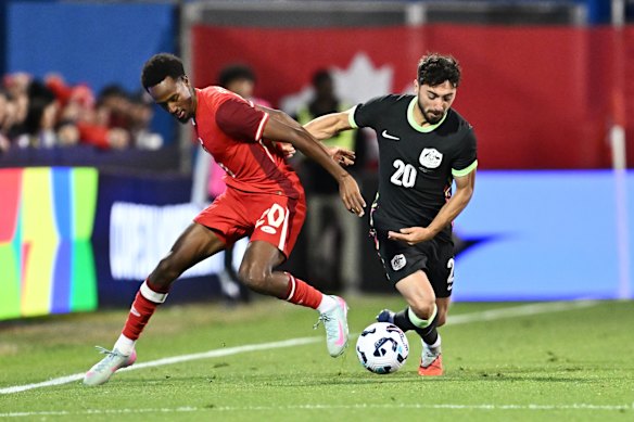 Jacob Italiano is in the box seat to seal a starting role for the Socceroos at the World Cup.
