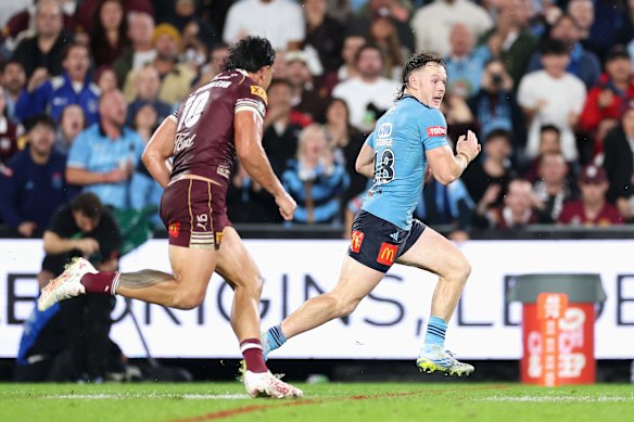 NSW were lifted by Ethan Strange’s performance in his Origin debut.