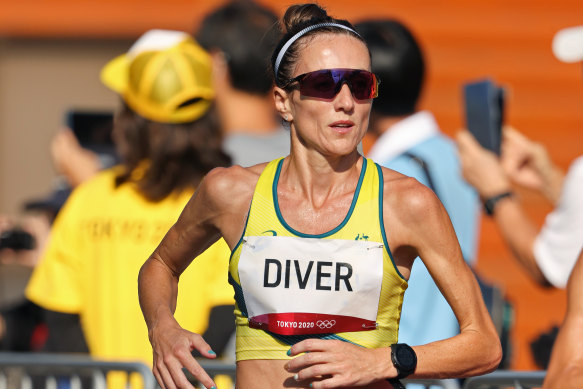 Sinead Diver finished strongly for 10th in the marathon.