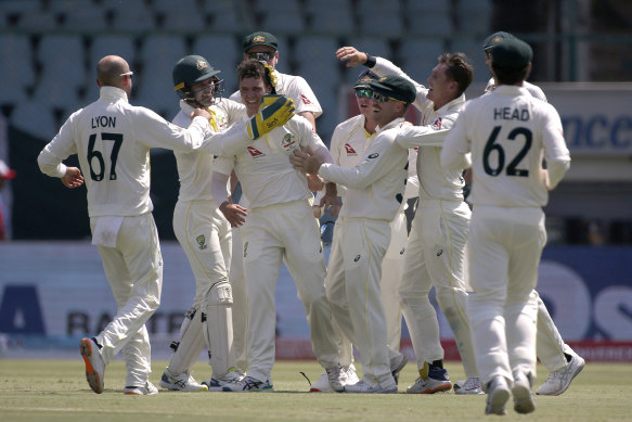 Mitchell Swepson’s run out of Abdullah Shafique set Australia on the path to beat Pakistan at their own game.