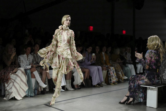 A Zimmermann design at New York Fashion Week.