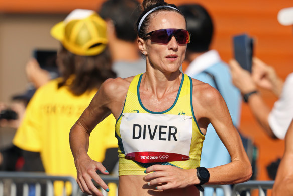 Sinead Diver finished strongly for 10th in the marathon.