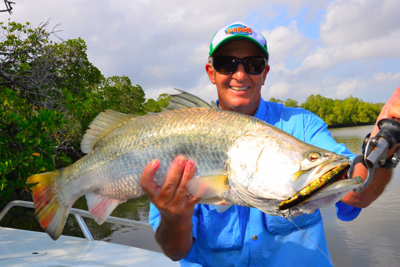 Barramundi on board.
