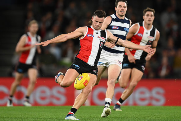 St Kilda star Jack Sinclair had a breakout campaign, named to his first All-Australian team.