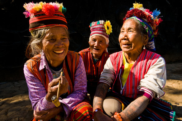 Local Igorot women in The Philippines.