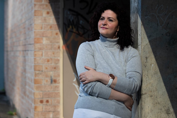 Najla Sbei came to Australia as a refugee from Syria, and works in the community services sector. 