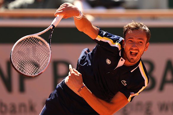 Russia’s Daniil Medvedev.