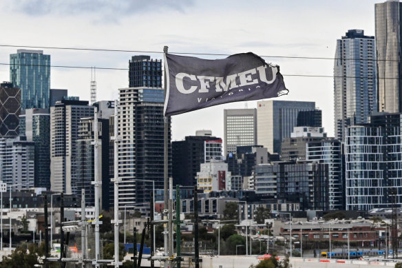 Corrupt CFMEU conduct has distorted the construction market, a judge has warned.