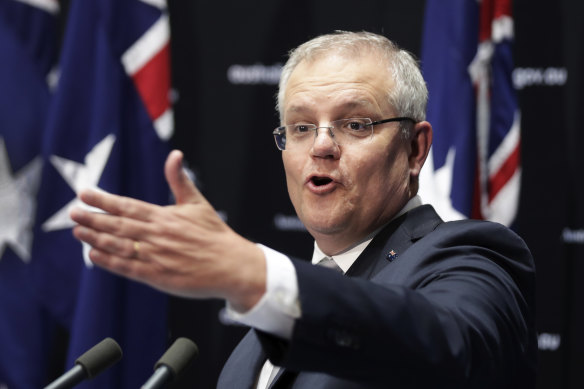 Prime Minister Scott Morrison says his preference is for children to be in school, but it was up to the states.