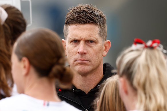 St Kilda coach Nick Dal Santo.