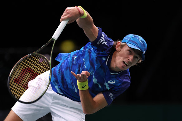 De Minaur’s win over the former world No.1 was his first against a player ranked in the world’s top five.