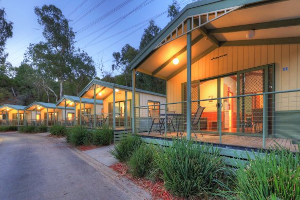 Crystal Brook Tourist Park, along with two other caravan parks, is for sale.