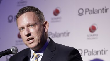 PayPal founder Peter Thiel is one of the people behind Palantir.