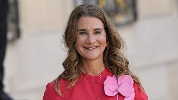Melinda French Gates appeared to suffer from a panic attack when asked about Jeffrey Epstein.