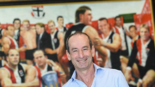 St Kilda president Andrew Bassat.