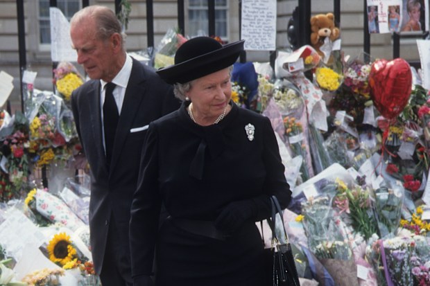 Queen Elizabeth Princess Diana brooch