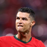 Cristiano Ronaldo made history by taking the field at a sixth European Championships.
