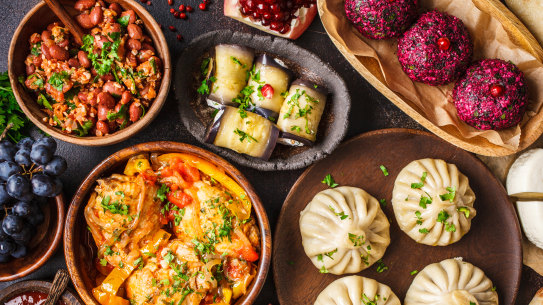 Khinkali, phali, chahokhbili, lobio, cheese and eggplant rolls: Georgia is one of the great food and wine destinations.