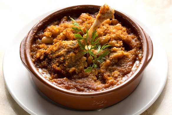 Like the restaurant, the cassoulet is popular year-round.
