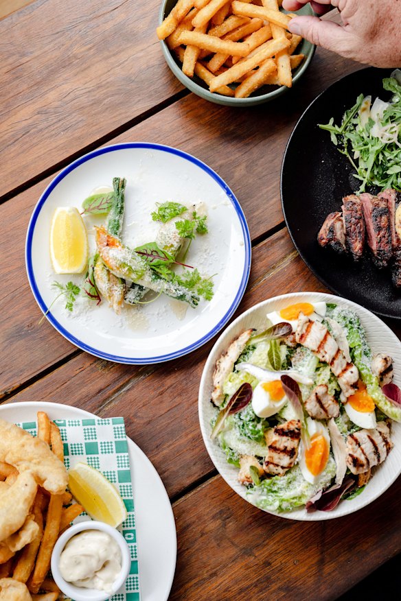 Dishes at the Rockley.